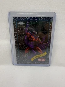 Magneto 2025 Topps Chrome Marvel Spider Web Refractor /399 #169 - Picture 1 of 2