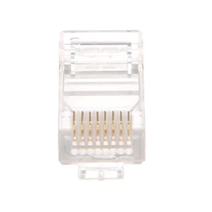 Lot de 100 Connecteurs Ethernet Kit Câble de Données Connecteurs Cat5e - Photo 1/6