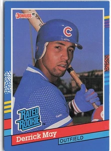 1991 Donruss #36c Derrick May - Bild 1 von 2