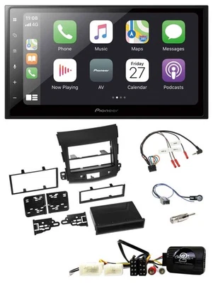 Pioneer Lenkrad Bluetooth DAB 2DIN USB Autoradio für Mitsubishi 2007-2010 Outlan - Bild 1 von 4