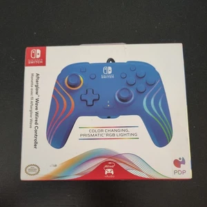 Pdp Afterglow™ Wave Enhanced Wired Nintendo Switch Pro Controller - Wave Blue ™ - Picture 1 of 3
