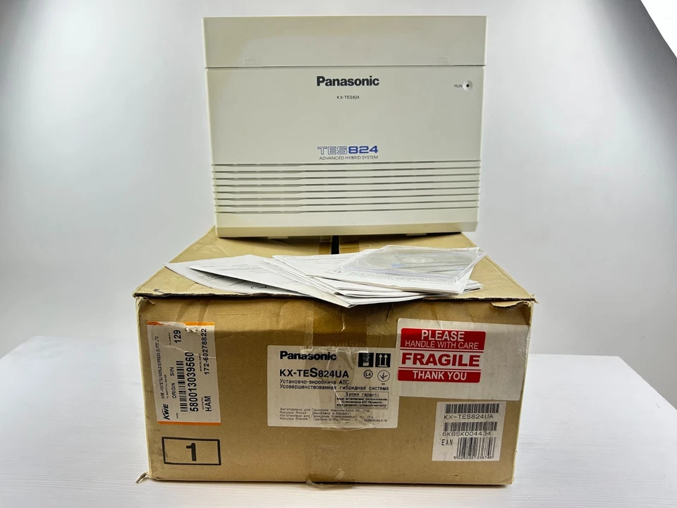 Panasonic KX TES 824 Advanced Hybrid Telephone System 3 ex, 8 in lines PBX - Image 1 of 4