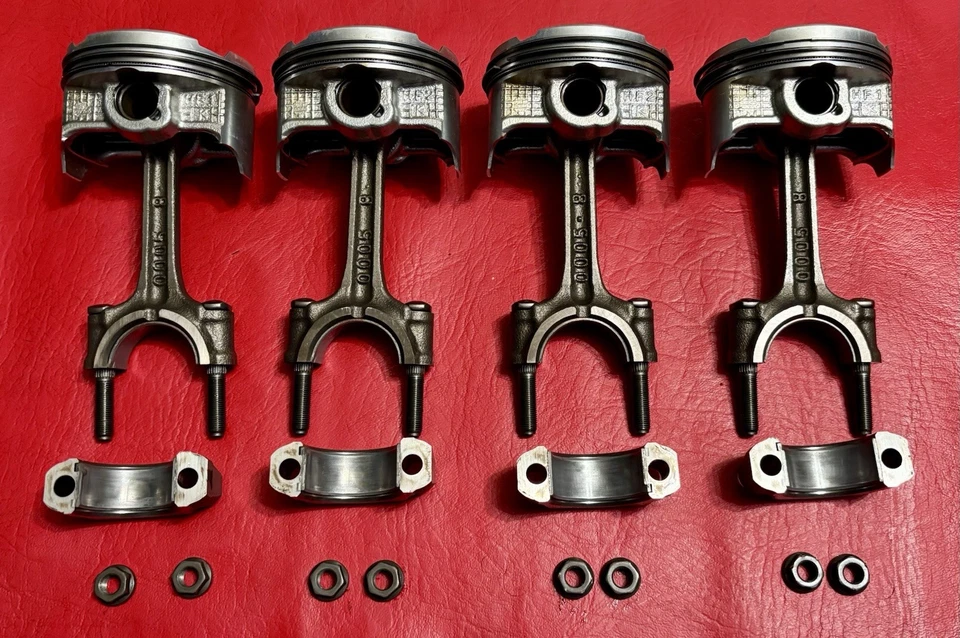 03 2003-2004 KAWASAKI NINJA ZX6R 636 motor pistones con varillas leer Foto 1 de 4