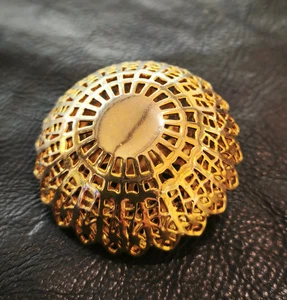 spilla vintage americana anni 60 dorata firmata Trifari - vtg  brooch - Picture 1 of 5