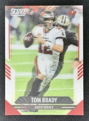 Panini Score #12 2021 Tom Brady Dynamics 3D lenticular SSP CASE HIT Foto 1 de 2
