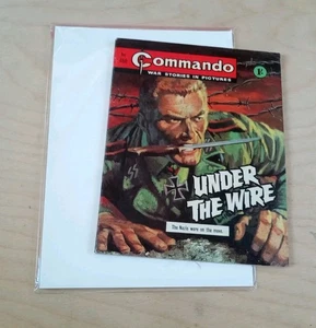 Commando Comic~Under The Wire (No. 460) 1970 Copy - Bild 1 von 5