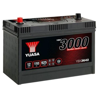 YUASA YBX3642 YBX3000 Batteria 12V 110Ah 925A G31 per MASSEY FERGUSON MF 1500 - Immagine 1 di 4