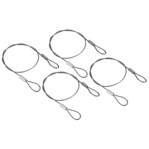 4Pcs 12" Stage Lights Safety Cable 304 Stainless Steel 1.2mm Dia Security Rope - Picture 1 of 5