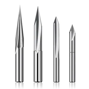CNC Router Bits Set 1/4 and 1/8 Shank, Engraving Wood Carving Router Bit5683 - Picture 1 of 7