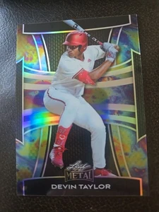 Devin Taylor #3/5 2025 Leaf Metal - Picture 1 of 3