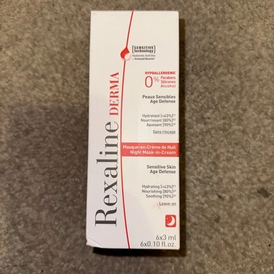 Rexaline Derma Night Mask-In-Cream, 6x3 ml GENUINE - Image 1 of 2