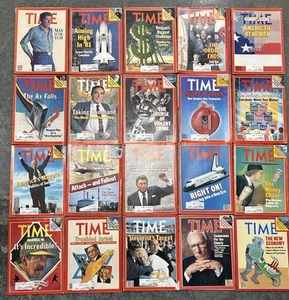 Vintage 1981 Time Magazine Lot Plus Bonus Two 1983 Time Issues - Picture 1 of 21