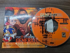 Sega Dreamcast 1999 Generator Vol. 1 Demo Disc Playable Bits & Video Clips