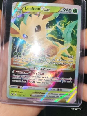 Leafeon VSTAR SWSH195 SWSH: Sword & Shield Promo Cards Holo - Image 1 of 4