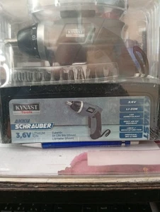 Akkuschrauber KYNAST 3,6 Volt Mini Akku Stab Schrauber mit Gelenk Bits und Box - Bild 1 von 1