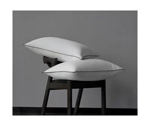 Luxury Down Fiber Pillow Standard Size, Standard Hotel Bed Pillows, 480 Threa... - Picture 1 of 7