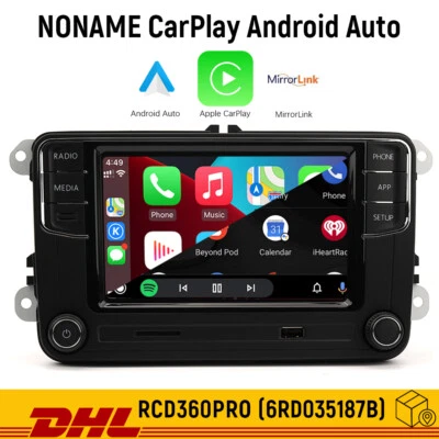 NONAME RCD330 RCD360 PRO 187B Android Auto Carplay Autoradio Für VW Golf Tiguan - Bild 1 von 4