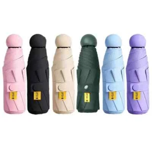 Mini Regenschirm winddicht Anti-UV Sonne/Regen faltbar kleine Taschenschirme'^Ð - Bild 1 von 21