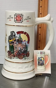 2002 Heroes Of Yesteryear N. J. Firemen’s Convention Official Mug, Signed - Picture 1 of 6