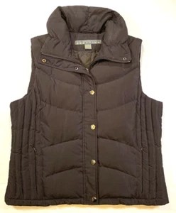 Kenneth Cole Puffer Vest Womens L Down Feathers Quilted Outdoor Hiking Zip Snap - Picture 1 of 8