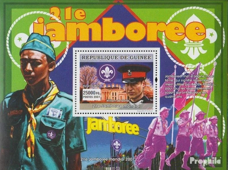 Guinea Block1408 mint/MNH 2007 Jamboree - Imagem 1 de 1