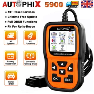 AUTOPHIX 5900 Car Scan Diagnostic Tool All System Code Reader Oil Battery Reset - Picture 1 of 10