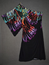 One Shoulder Dress Multicolor Bisou Bisou Women's Size 8 FREE SHIPPING!