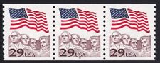 2523 Flag Over Mt. Rushmore PNC 3 Plate 9 Unused NH