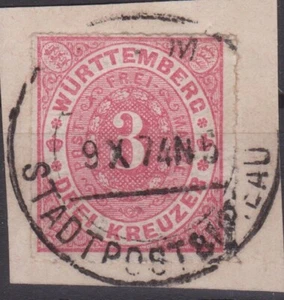 == AD Württemberg Mi. 38 PF gest., Kat. ca. 30€ == - Picture 1 of 1