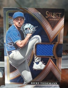 Bluejays Ricky Tiedemann 2023 Panini Select Swatches Trading Card /199