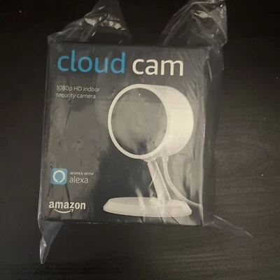 NEW Amazon Cloud Cam Indoor Security Camera 1080P, Alexa, NEW Sealed - Image 1 of 4