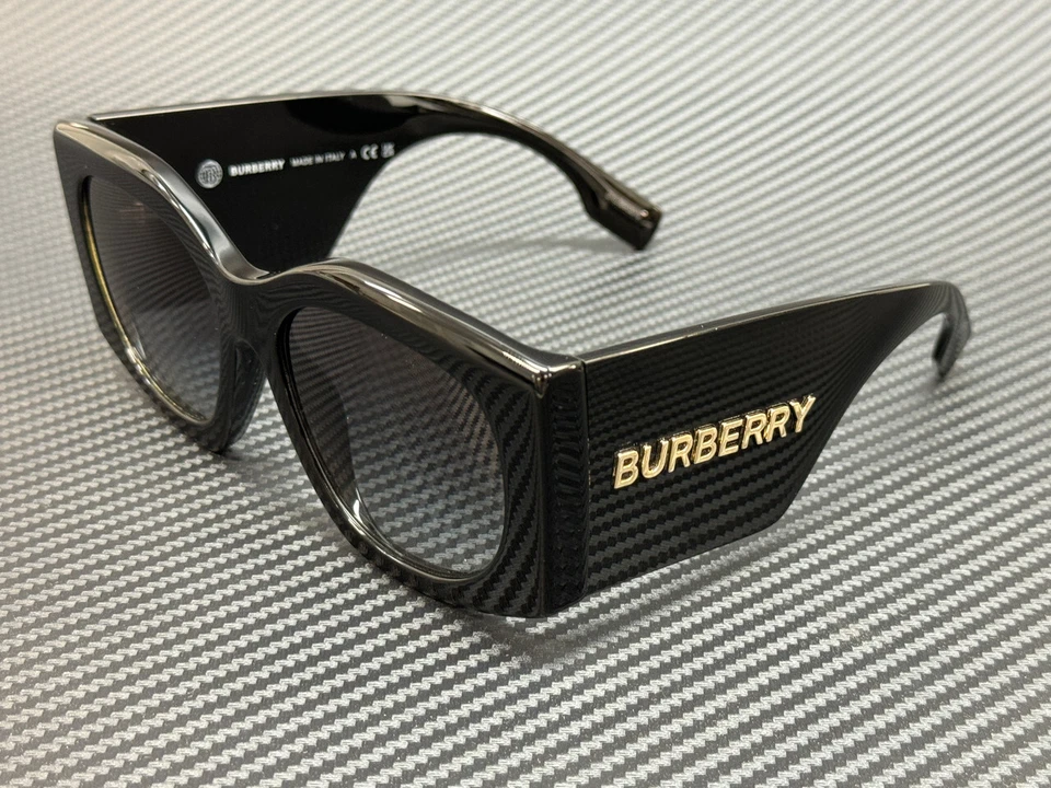 BURBERRY BE4388U 30018G Black Grey Gradient Women's 55 mm Sunglasses