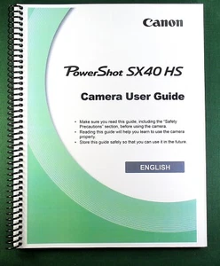 Canon PowerShot SX40 HS Bedienungsanleitung: 220 Seiten & Schutzhüllen! - Bild 1 von 1