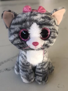 Beanie Boo TY Kiki cat plush stuffed animal toy 23cm - Picture 1 of 2