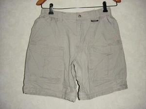 Columbia Cargo Shorts Boys 18/20 Light Gray Cargo Pockets - Picture 1 of 9