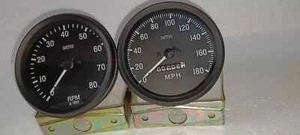 Smiths Gauges kit 100 mm speedometerAnd tachometer black bezel - Picture 1 of 4