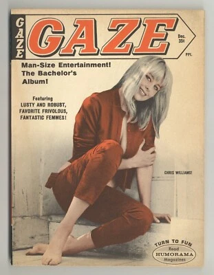 Gaze 1965 Chris Williams Kay Fitzsimmons GGA Pinup Magazine Humorama M32150 - Image 1 of 2