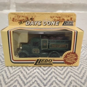 Vintage 1983 Lledo Days Gone By 3" Diecast Green Ind Coope #20 - Unpunched - Picture 1 of 4