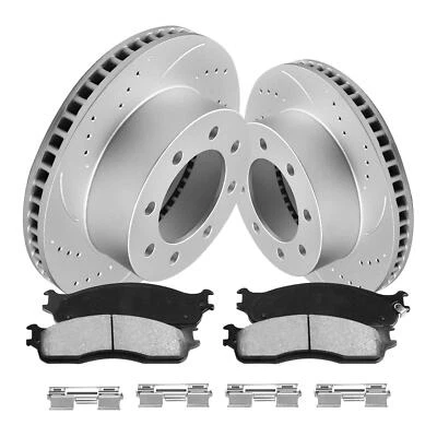 13.in Front Disc Rotor & Brake Pad for 2006-2008 Dodge RAM 1500 2500 3500 8-Lugs — 第 1/4 张图片