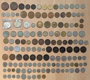 Bulk lot of 142 old South American coins - Peru, Mexico, Argentina, Chile etc - Picture 1 of 21