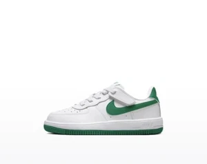 Nike Air Force 1 Low EasyOn White Malachite Green FN0237-103 Schuh Sneaker Kinder - Bild 1 von 8