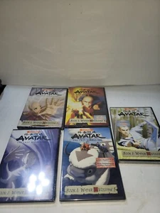 LOT Nickelodeon Avatar The Last Airbender Water Book 1 Volume 1,2,3,4,5DVD 2006 - Picture 1 of 12