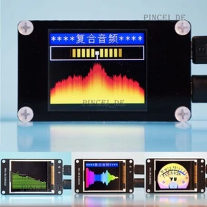 1,8" TFT Musik Spektrum Display Modul Programmierbar Musik Virtual VU Meter - Bild 1 von 6