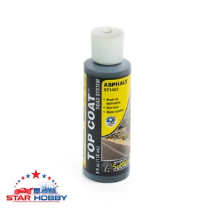 Woodland Scenics ST1453 Top Coat™ Asphalt 4oz Paint Brush-on for model layouts - Picture 1 of 2