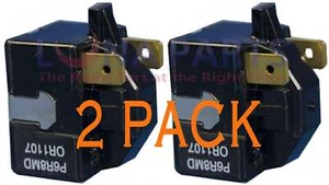 (2 PACK) LG 6748C0004D 6748C-0004D Refrigerator Start Relay P6R8MD 6749C-0014E - Picture 1 of 3