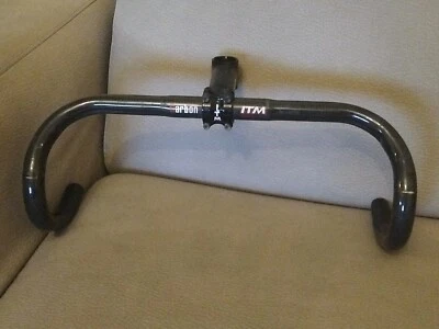 Piega Manubrio Corsa Itm Carbon E Attacco per Colnago Bianchi campagnolo durace - Immagine 1 di 4