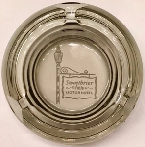 Vintage *SWEETBRIER INN* Motor Hotel Glass Souvenir Ashtray  - Picture 1 of 1