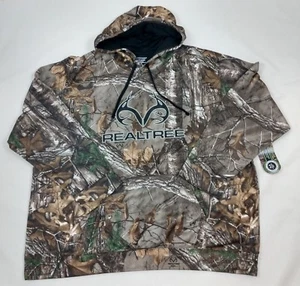 Realtree Mens Camo Pullover Hunting Fleece Hoodie Sweater NEW (3 Sizes) - Picture 1 of 4