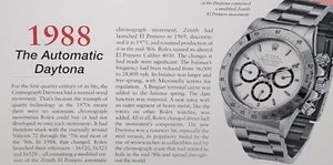 Rolex Daytona Reloj Imagen Revista Artículo Anuncio - Imagen 1 de 1