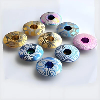 Bike Stem Top Cap Titanium Bolt M6*30 MTB Road Bicycle Headset Caps Cover - Image 1 of 4